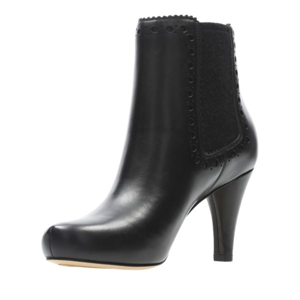 Clarks Womens Dalia Bella Ankle Boots Black | UK-3892107